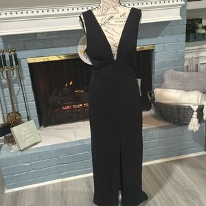 Formal front split dress